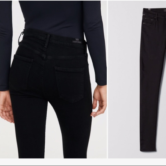 Citizens of Humanity High Rise Rocket All Black - Picture 4 of 7